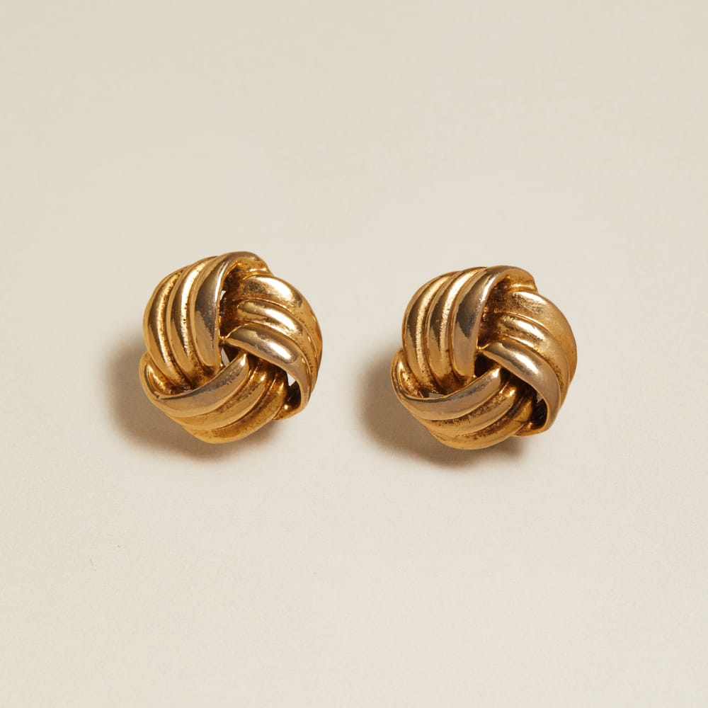Stud Earrings Vintage Interlaced Clip-On Earrings Orelia Jewellery