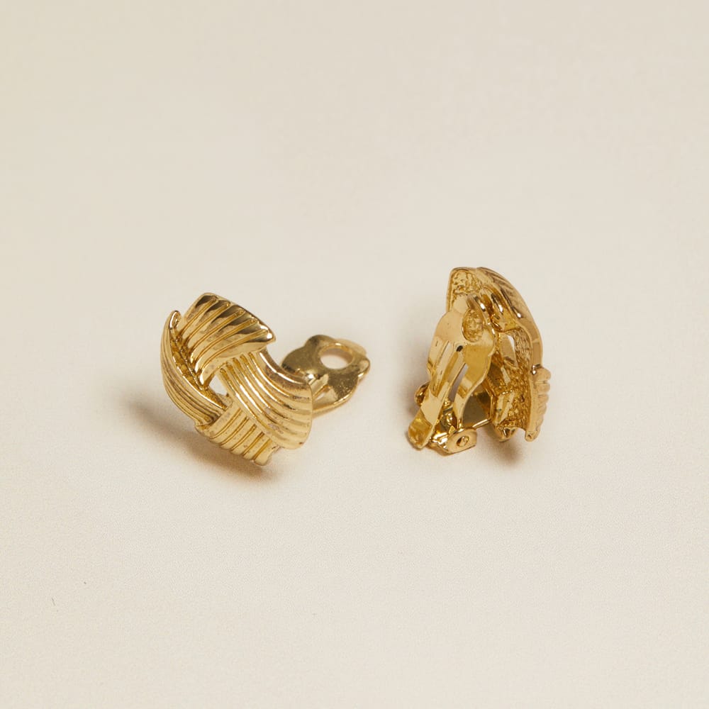 Stud Earrings Vintage Woven Clip-On Earrings Orelia Jewellery