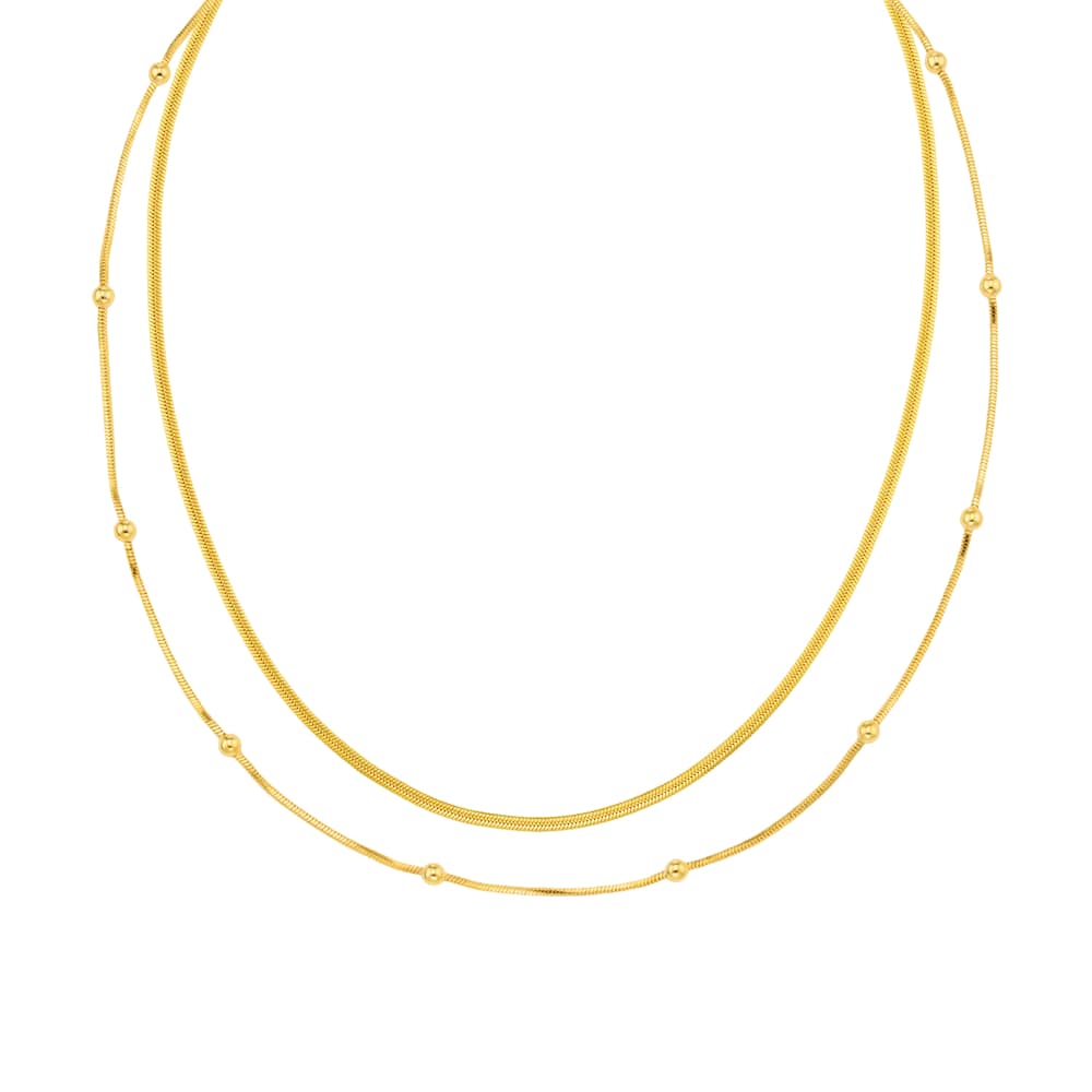 Style Sets Snake Chain Duo Necklace Jewellery Set Orelia Jewellery