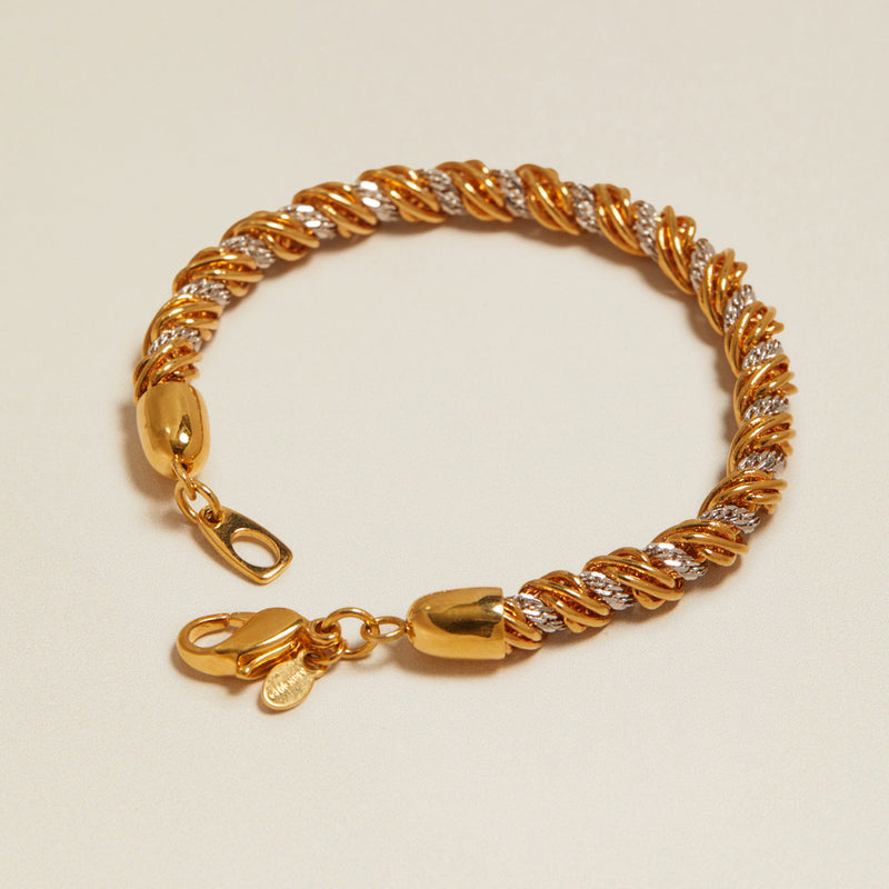 Style Sets Vintage Mixed Plated Rope Chain Jewellery Set Orelia Jewellery