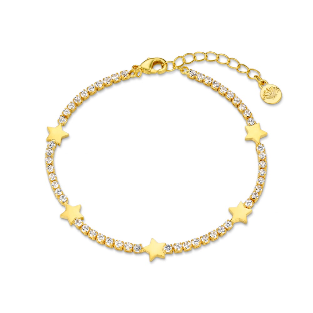 Tennis Bracelet Star & Crystal Tennis Bracelet Orelia Jewellery