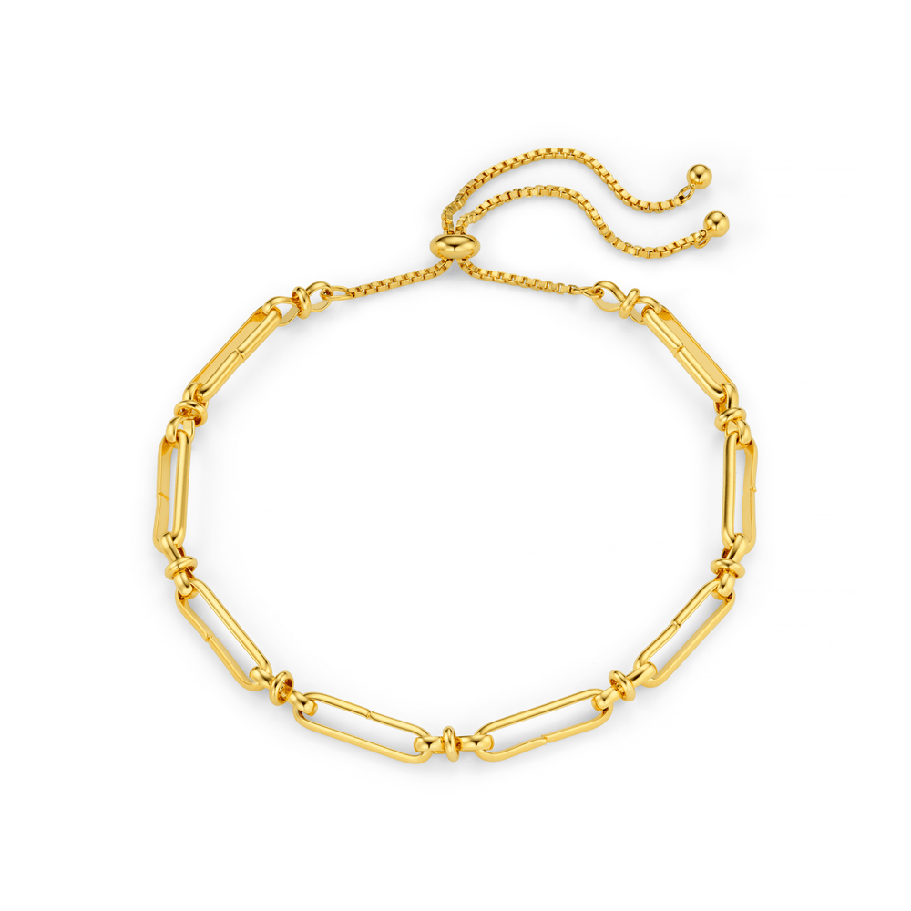 Wristwear Long Link Chain Slider Bracelet Orelia Jewellery