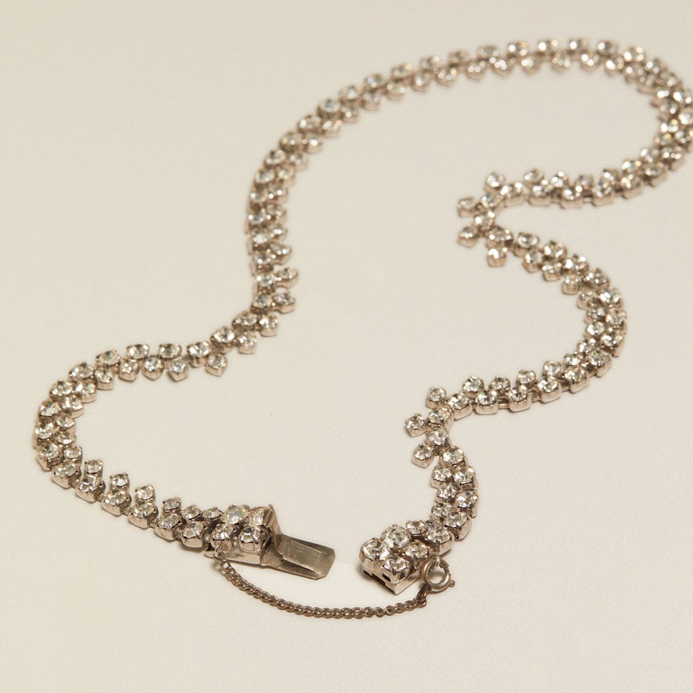 Wristwear Other ONE Vintage 2-Row Crystal Tennis Necklace Orelia Jewellery