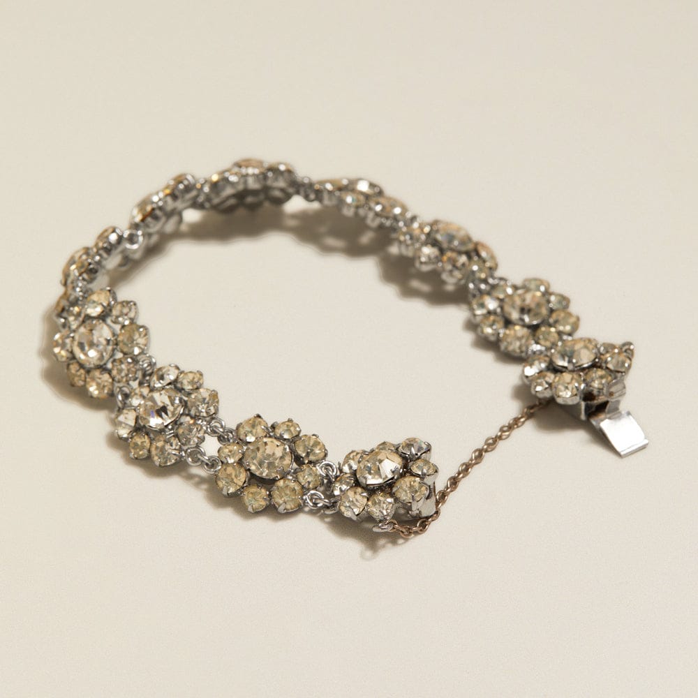 Wristwear Other ONE Vintage Crystal Flower Bracelet Orelia Jewellery