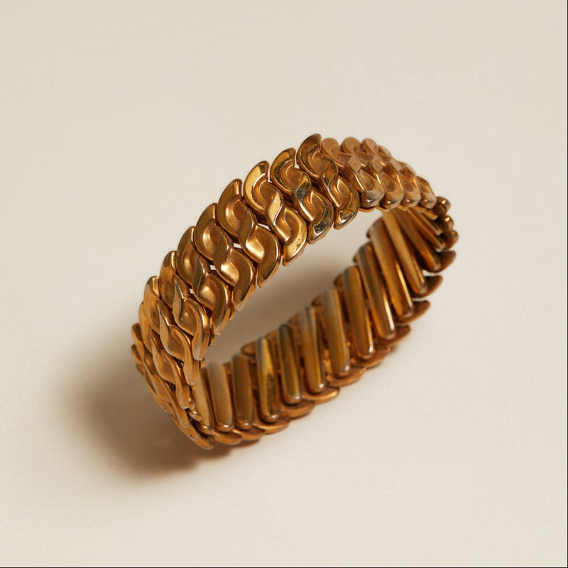 Wristwear Other Vintage Metal Stretch Bracelet Orelia Jewellery