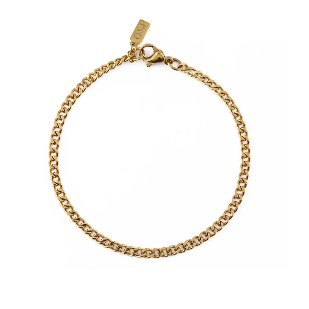 Fine Curb Chain Bracelet
