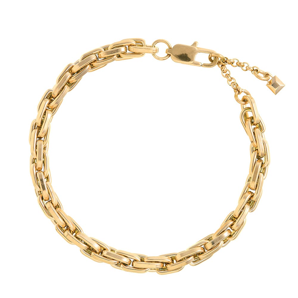 Interlocking Link Chain Bracelet