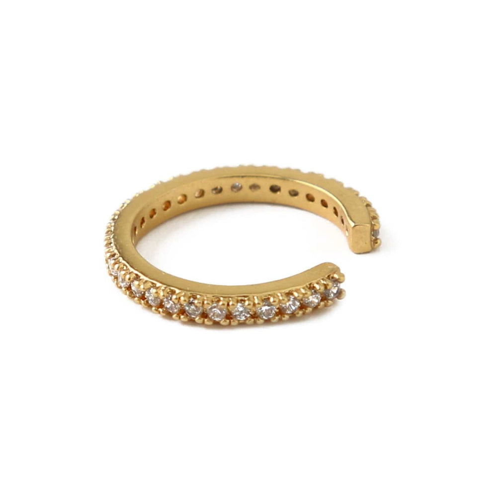 Ear Cuffs Fine Pavé Ear Cuff - Gold Orelia Jewellery
