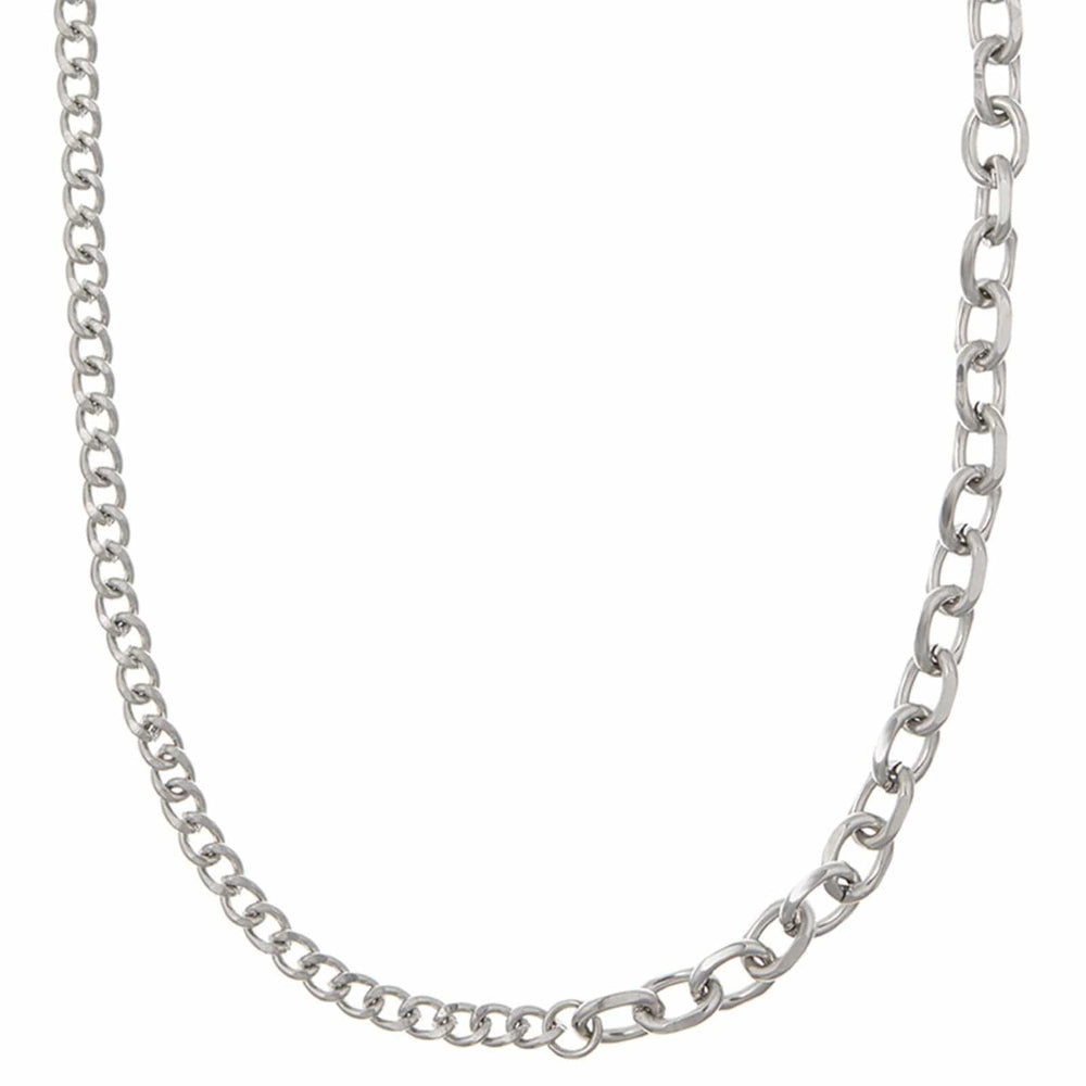 Long Necklaces Asymmetric Chunky Chain Necklace Orelia Jewellery
