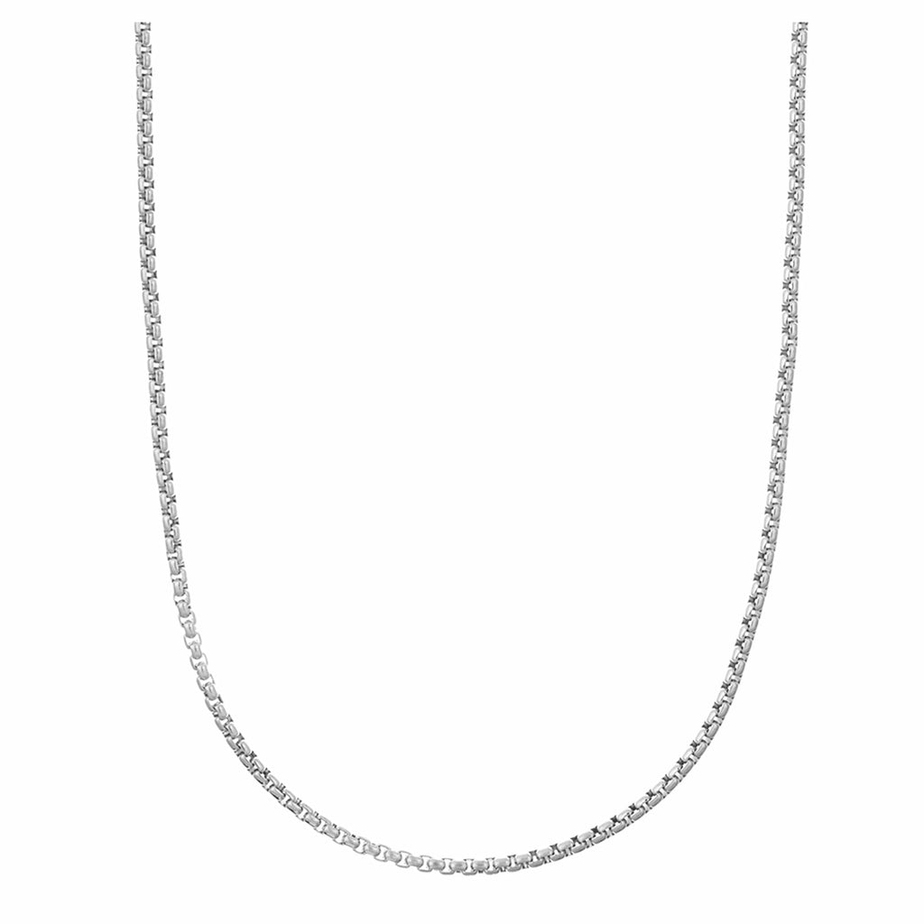 Round Box Chain Necklace