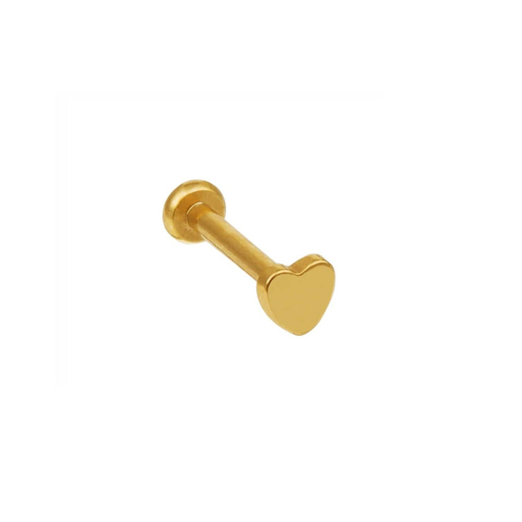 Metal Heart Labret